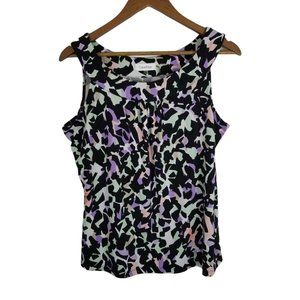 Calvin Klein Pastel Geometric Sleeveless Top